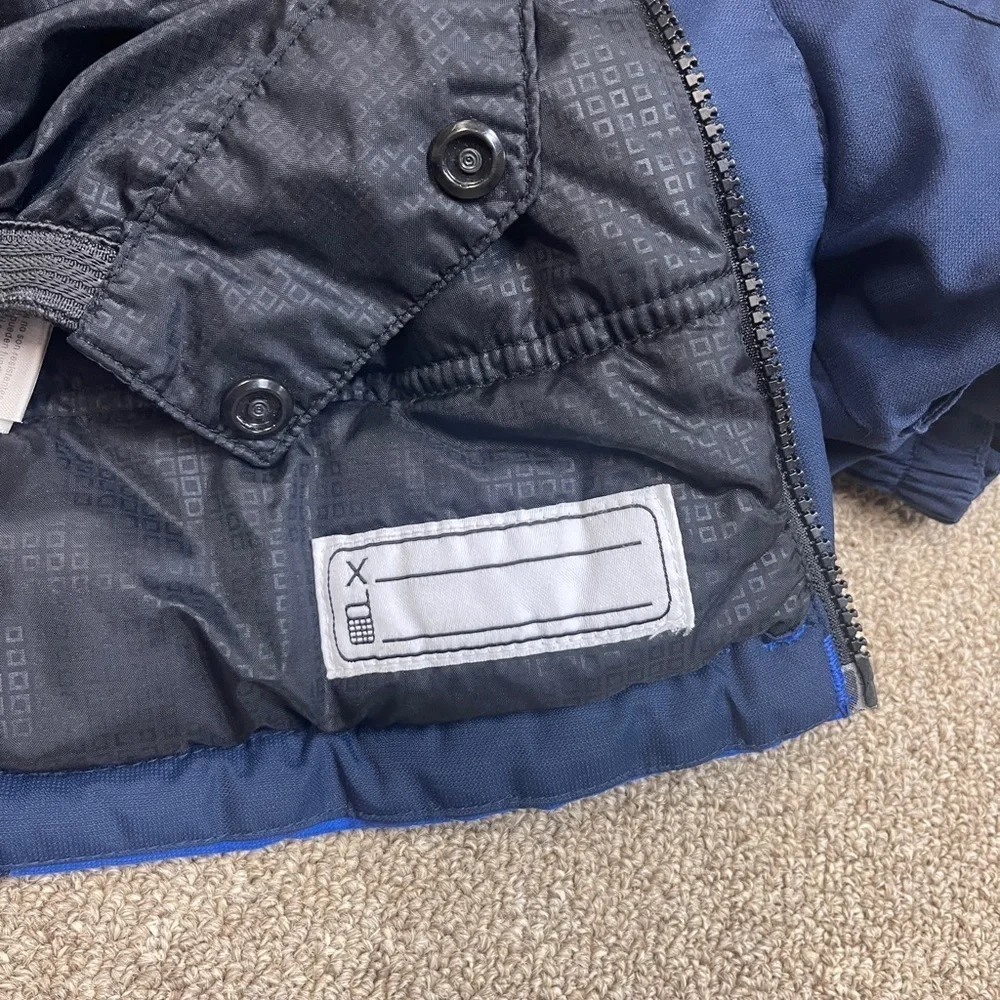 Columbia: Kids Blue / Gray Heavy Snow Coat, Size 10/12